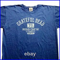 Grateful Dead Shirt T Shirt 1977 Road Crew Cornell 5/8/77 Ithaca 2000 GDP L New