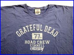Grateful Dead Shirt T Shirt 1977 Road Crew Cornell 5/8/77 Ithaca 2000 GDP L New