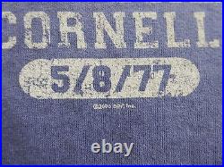 Grateful Dead Shirt T Shirt 1977 Road Crew Cornell 5/8/77 Ithaca 2000 GDP L New