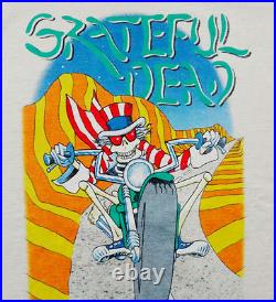 Grateful Dead Shirt T Shirt 1988 Motorcycle GD Uncle Sam USA Vintage 2003 GDM L
