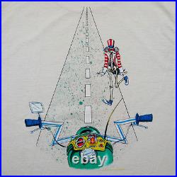 Grateful Dead Shirt T Shirt 1988 Motorcycle GD Uncle Sam USA Vintage 2003 GDM L