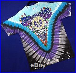 Grateful Dead Shirt T Shirt 1990 1991 New Years Eve Zodiac Tie Dye GDM 1990'91
