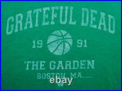 Grateful Dead Shirt T Shirt 1991 Boston Garden Celtics Basketball NBA GDP 2012 L