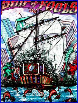 Grateful Dead Shirt T Shirt 1993 Ship Of Fools Skeletons Vintage 2001 GDP XL New
