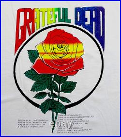 Grateful Dead Shirt T Shirt 1995 Summer Tour Jerry Garcia Knight Horse Rose XL