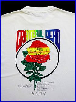 Grateful Dead Shirt T Shirt 1995 Summer Tour Sir Jerry Garcia Knight GD Rose XL
