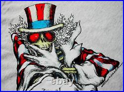 Grateful Dead Shirt T Shirt 2004 Dead Sync 2 Uncle Sam Skeleton GD Movie GDP L