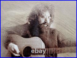 Grateful Dead Shirt T Shirt 2004 Jerry Garcia Acoustic Guitar Image 1969 JGE L