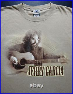 Grateful Dead Shirt T Shirt 2004 Jerry Garcia Acoustic Guitar Image 1969 JGE L