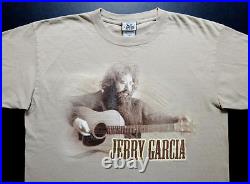 Grateful Dead Shirt T Shirt 2004 Jerry Garcia Acoustic Guitar Image 1969 JGE L