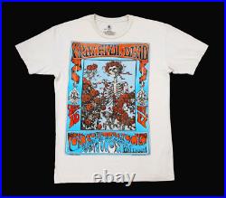 Grateful Dead Shirt T Shirt 2009 Bertha Skull Roses Mouse Kelley FD 26 Poster L