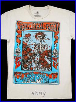 Grateful Dead Shirt T Shirt 2009 Bertha Skull Roses Mouse Kelley FD 26 Poster L