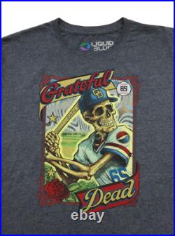 Grateful Dead Shirt T Shirt Baseball MLB GD Hat Bertha Bat 65 Jersey Skeleton L