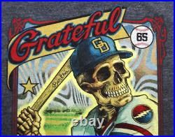 Grateful Dead Shirt T Shirt Baseball MLB GD Hat Bertha Bat 65 Jersey Skeleton L