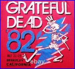 Grateful Dead Shirt T Shirt Berkeley California'82 Greek Theatre Cal 2012 GDP L