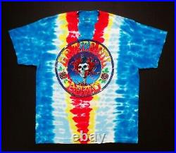 Grateful Dead Shirt T Shirt Bertha GD Skull & Roses Mouse Tie Dye 2011 GDP L