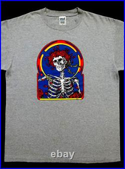 Grateful Dead Shirt T Shirt Bertha Skeleton Skull & Roses Mouse Kelley Art GDM L