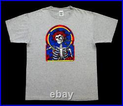 Grateful Dead Shirt T Shirt Bertha Skeleton Skull & Roses Mouse Kelley Art GDM L