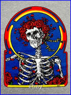 Grateful Dead Shirt T Shirt Bertha Skeleton Skull & Roses Mouse Kelley Art GDM L