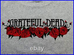 Grateful Dead Shirt T Shirt Bertha Skeleton Skull & Roses Mouse Kelley Art GDM L