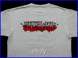 Grateful Dead Shirt T Shirt Bertha Skeleton Skull & Roses Mouse Kelley Art GDM L