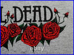 Grateful Dead Shirt T Shirt Bertha Skeleton Skull & Roses Mouse Kelley Art GDM L