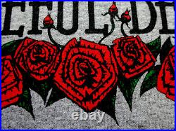 Grateful Dead Shirt T Shirt Bertha Skeleton Skull & Roses Mouse Kelley Art GDM L