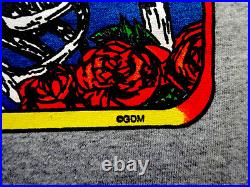 Grateful Dead Shirt T Shirt Bertha Skeleton Skull & Roses Mouse Kelley Art GDM L
