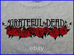 Grateful Dead Shirt T Shirt Bertha Skull & Roses Skeleton Mouse Kelley Art GDM L