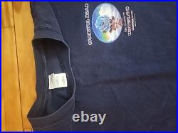 Grateful Dead Shirt T Shirt Blue Rose 12/31/78 GDP 2003 XXL