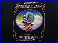 Grateful Dead Shirt T Shirt Closing Of Winterland Blue Rose 12/31/78 GDP 2003 XL