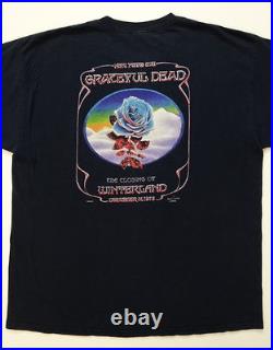 Grateful Dead Shirt T Shirt Closing Of Winterland Blue Rose 12/31/78 GDP 2003 XL