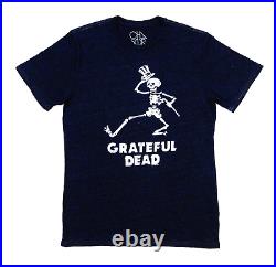 Grateful Dead Shirt T Shirt Dancing Skeleton Top Hat Cane Chaser 2014 GDP L New