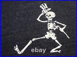Grateful Dead Shirt T Shirt Dancing Skeleton Top Hat Cane Chaser 2014 GDP L New