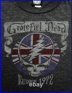 Grateful Dead Shirt T Shirt Europe'72 England 1972 UK Union Jack GD 2005 GDP L