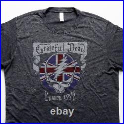 Grateful Dead Shirt T Shirt Europe'72 England 1972 UK Union Jack GD 2005 GDP XL