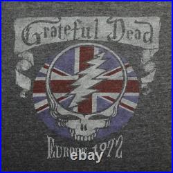 Grateful Dead Shirt T Shirt Europe'72 England 1972 Union Jack UK GB GDP 2005 L