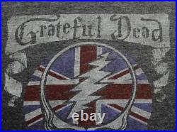 Grateful Dead Shirt T Shirt Europe'72 England 1972 Union Jack UK GB GDP 2005 L