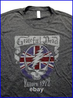 Grateful Dead Shirt T Shirt Europe'72 England 1972 Union Jack UK GB GDP 2005 XL