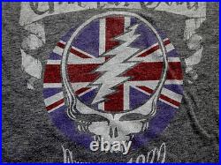 Grateful Dead Shirt T Shirt Europe'72 England 1972 Union Jack UK GB GDP 2005 XL