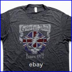 Grateful Dead Shirt T Shirt Europe'72 England 1972 Union Jack UK GB GDP 2005 XL