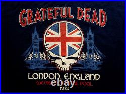 Grateful Dead Shirt T Shirt Europe'72 London England Wembley 1972 UK 2008 GD XL