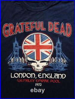 Grateful Dead Shirt T Shirt Europe'72 London England Wembley 1972 UK 2008 GD XL