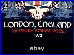 Grateful Dead Shirt T Shirt Europe'72 London England Wembley 1972 UK 2008 GD XL