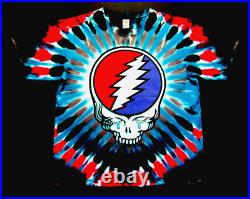 Grateful Dead Shirt T Shirt Fare Thee Well Jerry Garcia Tie Dye 1995 GD 2000's M