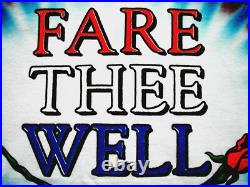 Grateful Dead Shirt T Shirt Fare Thee Well Jerry Garcia Tie Dye 1995 GD 2000's M