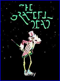 Grateful Dead Shirt T Shirt GD Movie Cartoon Uncle Sam USA Skeleton GDP 2004 L