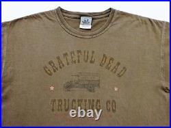 Grateful Dead Shirt T Shirt GD Trucking Co 1965 Moving America 2000 2005 GDP L