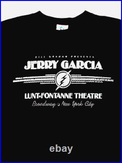 Grateful Dead Shirt T Shirt Jerry Garcia 1987 New York Lunt Fontanne 2004 L New
