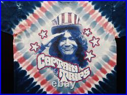 Grateful Dead Shirt T Shirt Jerry Garcia Captain Trips 1967 USA Hat JGE 2005 L